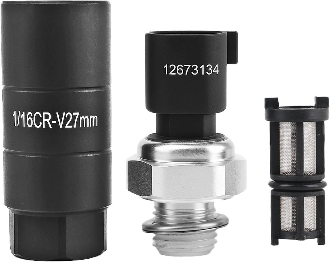 PS690 Oil Pressure Sensor With Socket For 2009-2020 Chevy Silverado 1500 2500 3500 4500 Tahoe Suburban Express Cruze Avalanche Caprice SS, GMC Savana Sierra Yukon Canyon, Cadillac CTS Escalade ESV EXT