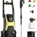 Pressure Washer - 4800PSI 3.2GPM Max Electric Power Washer with 20FT Hose and 35FT Cord, 500ML Foam Cannon 4 Nozzles Power Washer Electric Powered for Car, Driveway, Patio