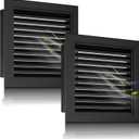 2-Pack 20"x20" Gable Vents Premium Aluminum Vents for Attic, Garage, or Exterior Wall Use 18"x18" Vent Opening for Smooth Air Exchange