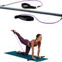 Gaiam Restore Pilates Bar Reformer Kit - Home Fitness Equipment for Total Body Workout - Includes Bar, Two 30-Inch Resistance Band Cords with Attached Foot Strap Loops - Exercise Guide Included