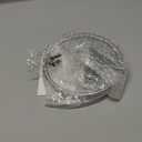 Hand Towel Holder for Bathroom Kitchen Brushed Nickel Towel Ring Towel Hanger Stainless Steel and Zinc Alloy Wall Mount, 7"L x 6.4"W x 3"H