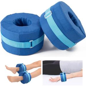 2Pack Heel Protector for Pressure Sores Foot Elevation Pillow Pressure Relief Cushion for Leg and Ankle Support, Ankle Protector Wedge Heel Protector Cushion for Bed Sores Foot Support