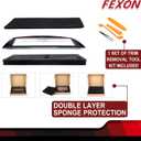 FEXON 2013 2014 2015 2016 2017 CUE Touch Screen Display with Free Trim Tool Compatible with Cadillac ATS Escalade SRX XTS ELR CTS CTS-V Touch Sense