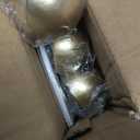 Hanna Roberts Gold Table Number Cards Stands Modern Cursive Table Number for Wedding Reception Anniversary Party Restaurant, Events Party, 4" x 6" (Set of 10, 1-10, Gold)