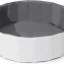 Ball Pit for Toddlers Babies Dogs Cats Iinfant Children, Foldable Ball Pits Play Tent, Crawl Playpen Ball Pool with Storage Bag, Surprise for Boys Girls Festival (Balls Not Included), White