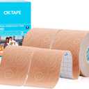 OK TAPE Kinesiology Tape PRO Uncut Latex Free Tape 2in x 16.4ft 2Rolls
