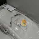 Wipe-Clean Baby Changing Pad, Waterproof Durable PU Pad, Soft & Non-Slip Safety Belt & Hanging Toys, Easy to Adjust & Removable Bar, Gray