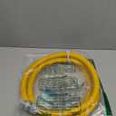 Puxyblue [2025 NEW] 72" Flexible Gas Line Kit for Dryer Stove Range Flexible Stainless Steel Gas Dryer Kit - 3/4" OD(5/8" ID) Dryer Gas Line with Connector 3/4" FIP & 1/2" MIP & 3/4" MIP Fitting