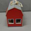 YEEBAY Farm Animals Toys for 3+ Year Old Kids Toddlers Girls Boys, Large Wooden Barn with Animal Play Figures, Farm Playset Educational Learning Toys, Ideal Christmas Birthday Gifts