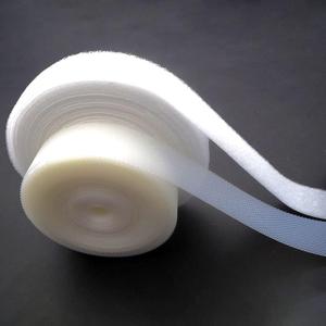 Extremely Thin and Soft Strong Mini Clothes Hook and Loop Fasteners Sewing Type Back Without Adhesive Tiny Clothing Accessories DIY Handmade Materials (White, 0.62"/16mm)