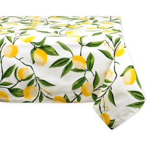 DII Lemon Bliss Tabletop Collection, Tablecloth, 60x84