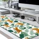 Tiger Large Mouse Pad Gaming Desk Mat for Computer Keyboard Pads Waterproof Mouse Mats Home Work Office
