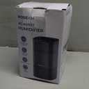 Humidifiers for Bedroom, 2.0L Cool Mist Humidifier for Home Plant and Baby Nursery, Quiet Ultrasonic Humidifier with 360 Nozzle, Auto Shut-Off, Filterless, Black