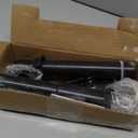 (1 Pack) Yariwiz 1-1/2" Matte Black Bathtub Tub Drain Kit Blue Elastic Tube Bath Waste Overflow Drain Tube Assembly with Universal Lift & Turn Bathtub Drain and Overflow Faceplate Matte Black