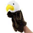 Plush Eagle Hand Puppets Stuffed Animals Toys for Imaginative Pretend Play Storytelling Gifts for Kids Boys Girls