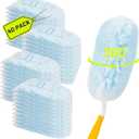 40 Count Duster Refills Kit for Most Duster,360 Heavy Duty Duster Refills, Disposable Microfiber Duster for Cleaning Home (40 Count Refills+2Handle)