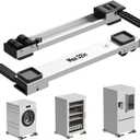 KVRG Appliance Rollers Heavy Duty,Newest Extendable Appliance Sliders,Liftable Washing Machine Base,Easily Move Washer and Dryer Machines,Refrigerators,Furniture-White