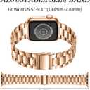 JOYOZY Compatible Apple Watch Band 49mm 45mm 44mm 42mm 41mm 40mm 38mm, Upgraded solid stainless steel Metal Watch band for iWatch Series Ultra SE 8 7 6 5 4 3 2 1 for men women