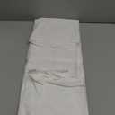 River Dream No Hook Slub Textured Shower Curtain with Snap-in PEVA Liner Set - 71" x 74"(72"), Hotel Style with See Through Top Window, Fabric Outer Curtain & Waterproof Inner Liner, White, 71x74