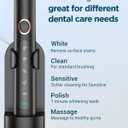 Rtauys M5 Sonic Electric Toothbrush for Adults and Kids - Rechargeable Electric Toothbrush Kids Ages 12+ and Adults with 8 Brush Heads & Travel Case, 120 Days Battery Life - Light Blue