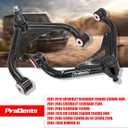 2-4" Lift Front Upper Control Arms for 2001-2010 Chevy Silverado/GMC Sierra 2500HD/3500HD 4WD, 2001-2006 Silverado/Sierra 1500HD, 2001-2004 Silverado/Sierra 2500, Heavy-Duty Tubular Control Arms