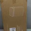 StorageWorks Laundry Hamper with Lid, Foldable Bamboo Laundry Basket, Clothes Hamper with Handles, Organizer and Storage for Laundry Room, Bedroom, Dorm, Black