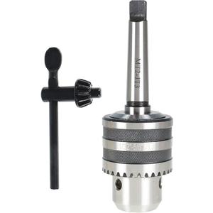 findmall 1/32-5/8 Heavy Duty Drill Chuck with MT2 Shank Chuck Key Fit for Various Lathes