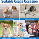 Pet Soft Disposable Male Dog Wraps - Dog Diapers for Male Dogs, Puppy Diapers 12pcs Medium