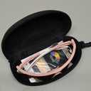 Lamicall 24g Polarized Sports Sunglasses for Men Women - UV400 Protection Sun Glasses for Running Cycling Baseball Fishing (Pink Frame-deep Pink Lens)