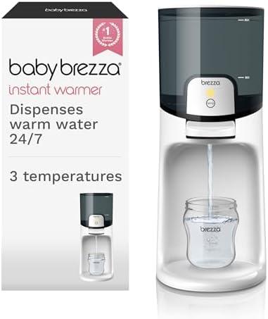 Baby Brezza Instant Baby Bottle Warmer - Fast Water Warmer Instantly Dispenses 24/7 in 3 Temperatures, White