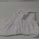 Women's Off Shoulder Mini Dress Sweetheart Neck Smocked Ruffle Flowy Swing Short White Sundress 2024