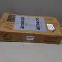 QEEIG Bathroom Floating Shelves for Wall - 15.7" Wall Mounted Shelf Over Toilet Farmhouse Home Decor Display Bookshelf Small 15.7 x 6.7 inch Set of 2, Rustic Brown (008-40BN)