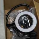 10X Lighted Magnifying Glass - 3 Colors & 10 Brightness Clip On Desk Lamp with Clamp Light - 1000 Lumen Hands Free Magnifier