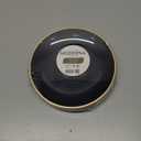 Restaurantware Plastic Plates 20 Pcs 7.25" Gold Rimmed Disposable Plates Heavy-Duty Black Translucent Rippled Plastic Dinner Servers for Party, Weddings, Salads, Desserts, and Appetizers