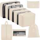 9 set Packing Cubes for Travel,Effortless Organization Cube for Quick Packing& Unpacking, Travel Must Have Suitcase Organizer Essentials for any Journey,Cruise,Camping,hiking,Vacation,Business trip