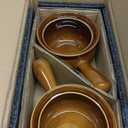 LE TAUCI French Onion Soup Bowls, 22 Ounces Ceramic Soup Bowls with Handles for Soup, Cereal, Chilli, Beef Stew, Soup Crocks Oven Safe and Stackable, Set of 4