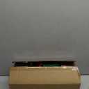 Pre-lit Artificial Christmas Garland, Green Rattan with Silver Flower Decorations and Battery Operated LED Lights for Home Stairs Fireplace Front Porch Door Display Indoor Outdoor Christmas Decor - 9FT