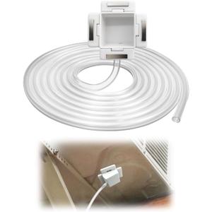 10FT Magnetic Air Conditioner Drain Hose,Window Air Conditioning Drainage Kit,Portable AC Drain Hose Connector, With Transparent Pipe, Suitable For Window Air Conditioning And Mini Split Units