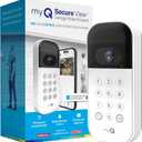 myQ Smart Garage Door Video Keypad with Wide-Angle Camera,Customizable PIN Codes,and Smartphone ControlTake Charge of Your Garage Access Works with Chamberlain, LiftMaster and Craftsman openers,White