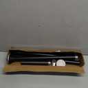 Shower Curtain Rod, 1" Diameter Heavy Duty Tension Shower Rod, Non Slip Adjustable 28-74 inch No Drilling Shower Curtain Rods Spring Tension For Bathroom, Shower Stall, No Rust, Black