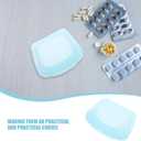 Unomor 2Pcs Reusable Silicone Pill Bags for Travel Transparent Pill Organizer with Open Design Resealable Storage Pouches for Medication