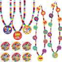 WATINC 100 Days of School Necklace Making Kit - 2688Pcs DIY 100th Day of School Jewelry Crafts with Number Cards, Make Your Own Celebrate Party Favors for Kids, Class Supplies for Teacher (Small Set)