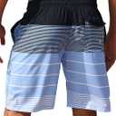 ELETOP Men's Swim Trunks Quick Dry Bathing Suit Swimming Board Shorts Mesh Lining Beach Swimwear (XL)