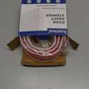 Suptikes Door Draft Stopper Under Door Sweep for Exterior & Interior Doors, Weather Stripping Door Seal, Strong Adhesive Door Sweep Soundproof Weather Stripping, 2" W x 39" L, White