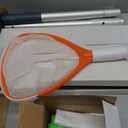 All in ONE Rechargeable Pool & Spa Vacuum 70 Mins Working for Hot Tub, Small Above Ground&Inground Pool, Magnetic Drive Tech, Spa Skimmer Net, Brush,25µm Ultra Fine Mesh Filter