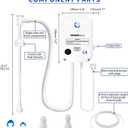 Bottled Water Dispenser Pump System for Home2L Flow Drinking Water Pump Dispensing Single Inlet for 5 Gal110V Electric Water Jug Bottle Pump for Coffee Ice Machines Refrigerator Faucet
