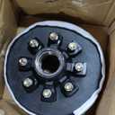 Trailer Axle Electric Brake Kit, Pair of 8-6.5" Bolt Circle Brake Drum with 12" x 2" Electric Brakes for 5200-7000 lb Axles(Manual adjusting), Replacement 12" Brake Hub Drum Assembly