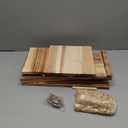 Owl House Bird Houses for Outside Owl Box 14.698.7 inches for Wildlife Lovers,Easy Assembly Required Wooden Bird Houses