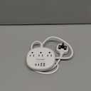 UK Adapters for Travel(13A), US to UK Plug Adapter with 3 Outlets 4 USB Ports (2 USB-C) Total Output 24W, Type G Travel Adapter for USA to British Ireland Scotland Hong Kong