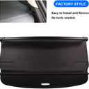 Cargo Cover for BMW X3 Accessories 2011-2015 2016 2017 Rear Black Trunk Shade Luggage Security Cover